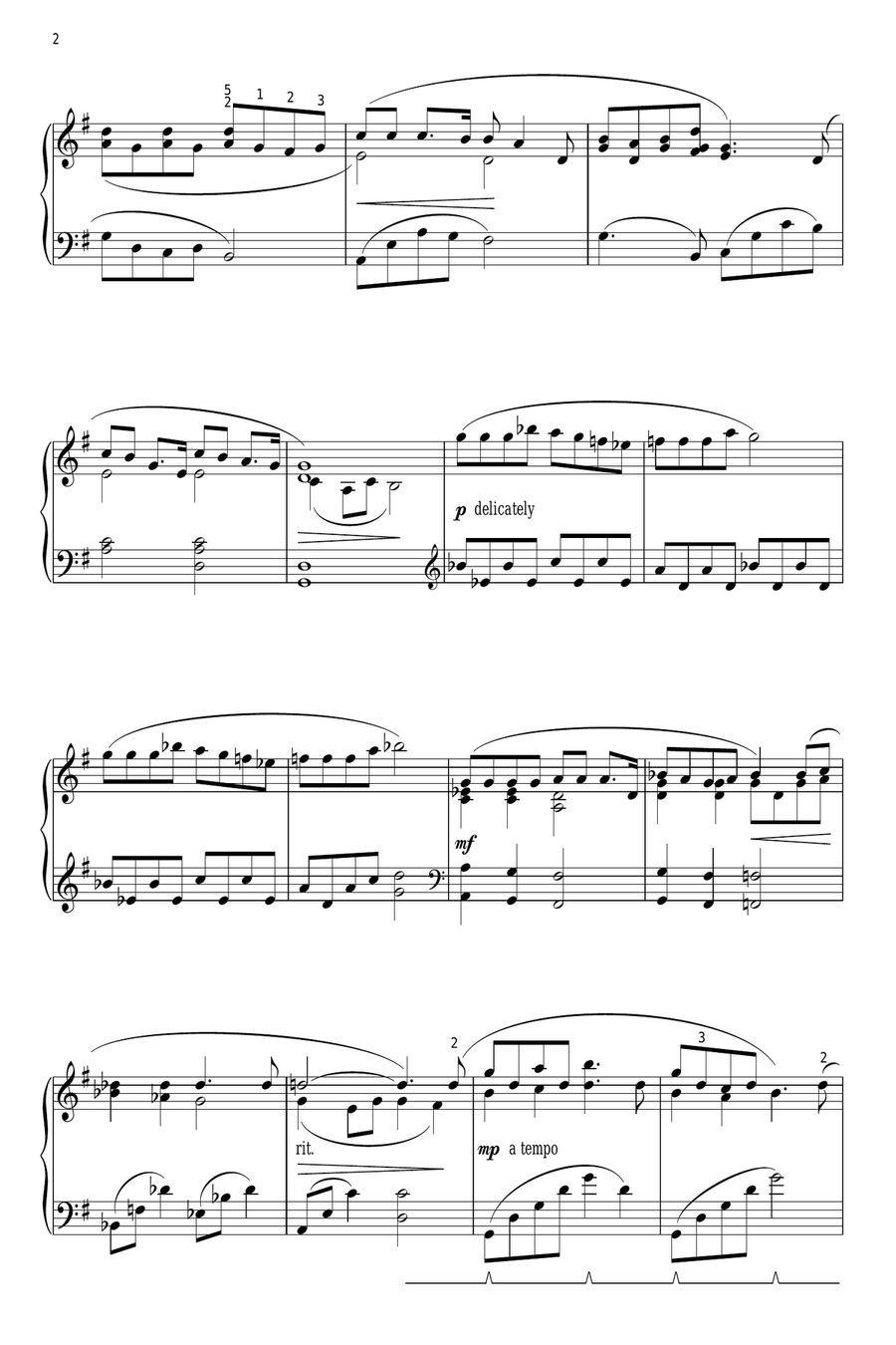 When Christmas Comes To Town (arr. Phillip Keveren) Piano Solo scores gallery preview page 2