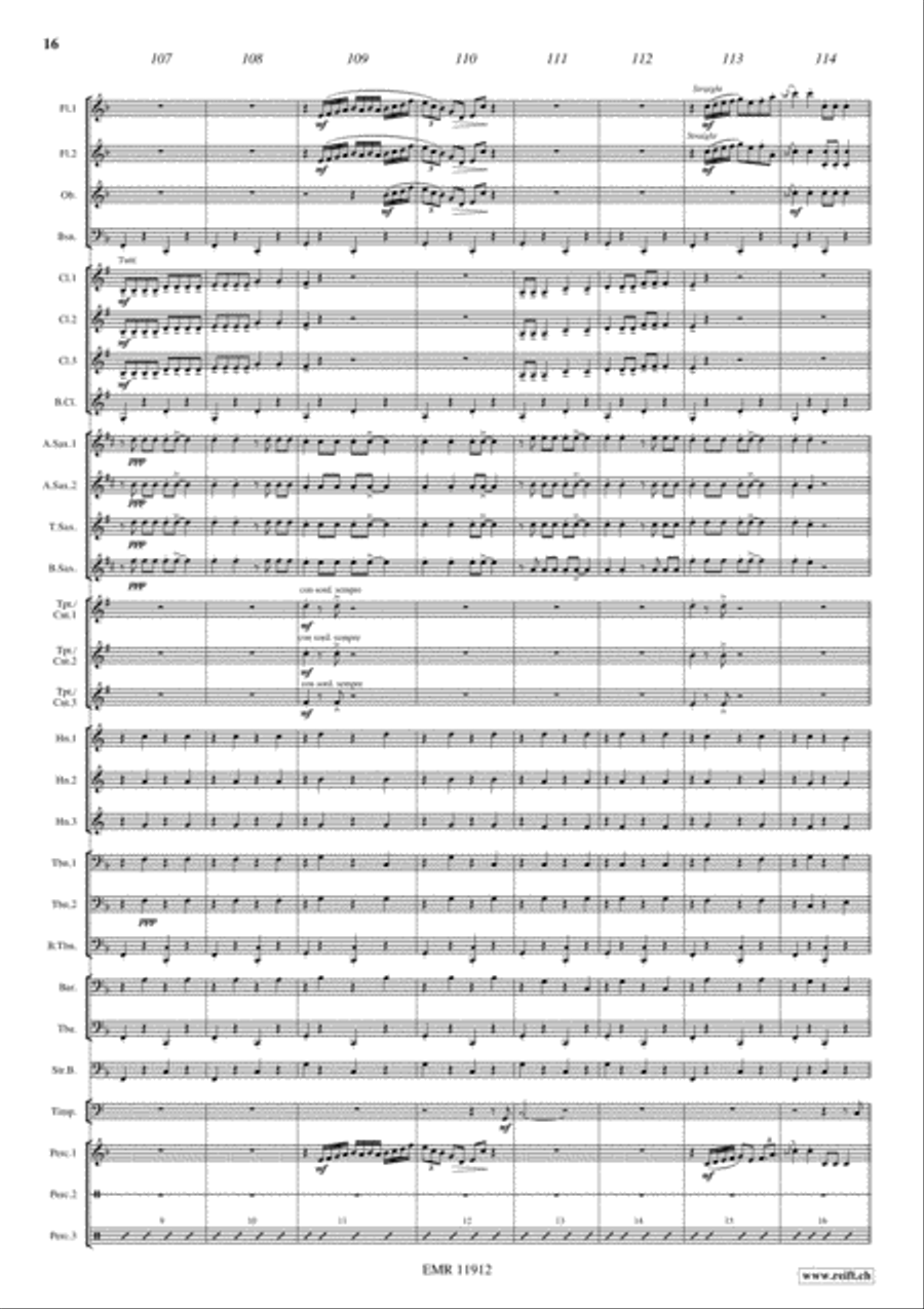 La Dolce Vita Concert Band scores gallery preview page 17