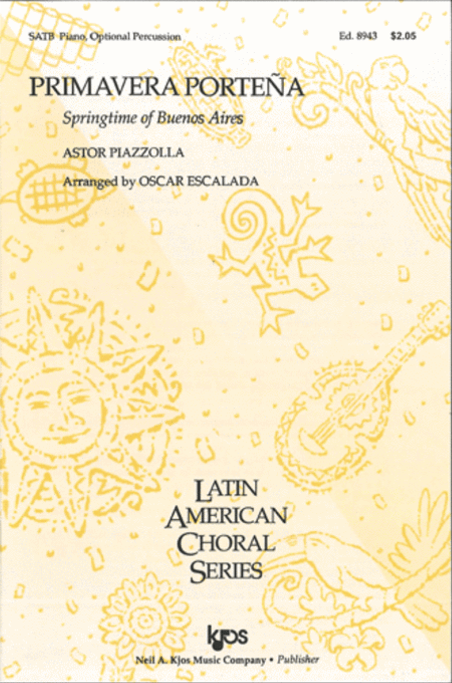 Primavera Portena Primavera Portena 4-Part scores gallery preview page 1