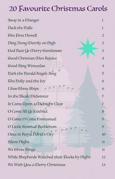 20 Favourite Christmas Carols for Flute and Alto Saxophone Duet image number null