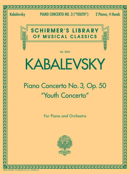 Kabalevsky - Piano Concerto No. 3, Op. 50 Youth Concerto