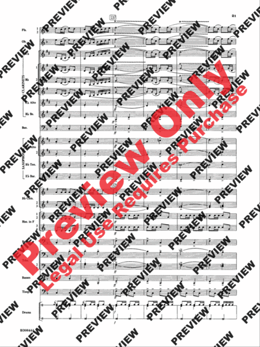 Lethbridge Overture Concert Band scores gallery preview page 22