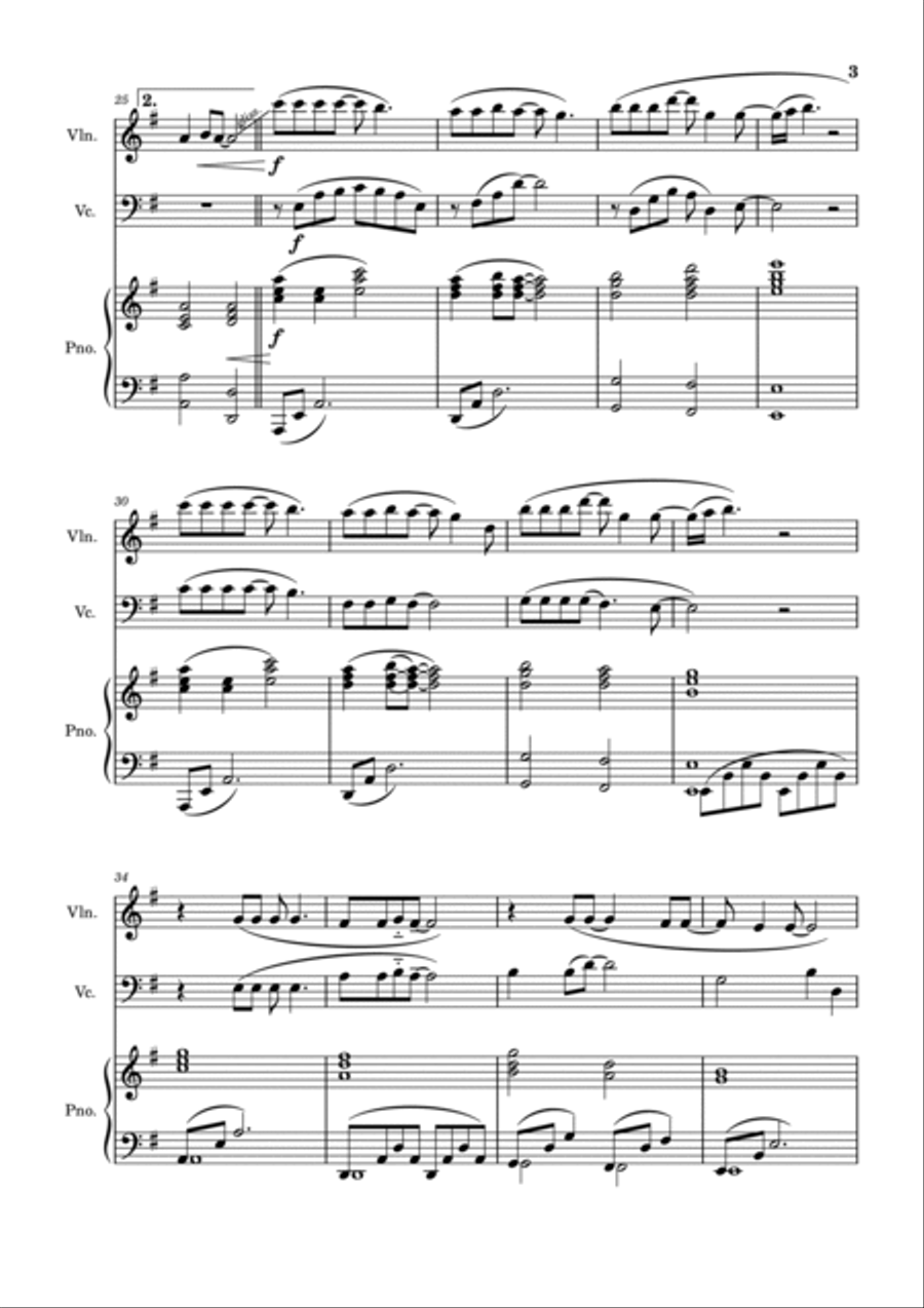Shallow Shallow Piano Trio scores gallery preview page 3