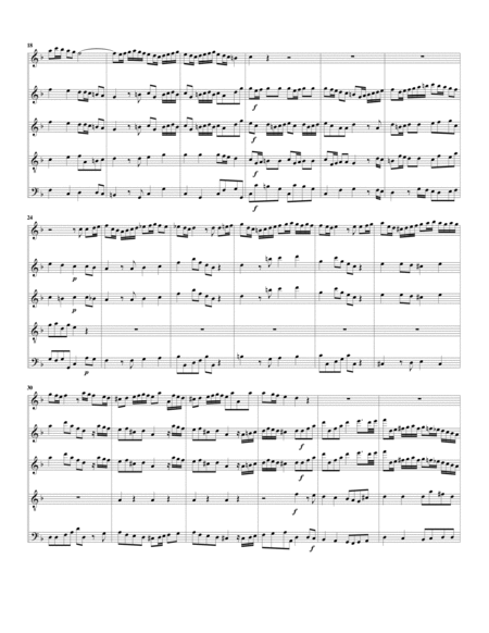 Concerto for oboe and string orchestra, Op.7, no.9 (Arrangement for 5 recorders)