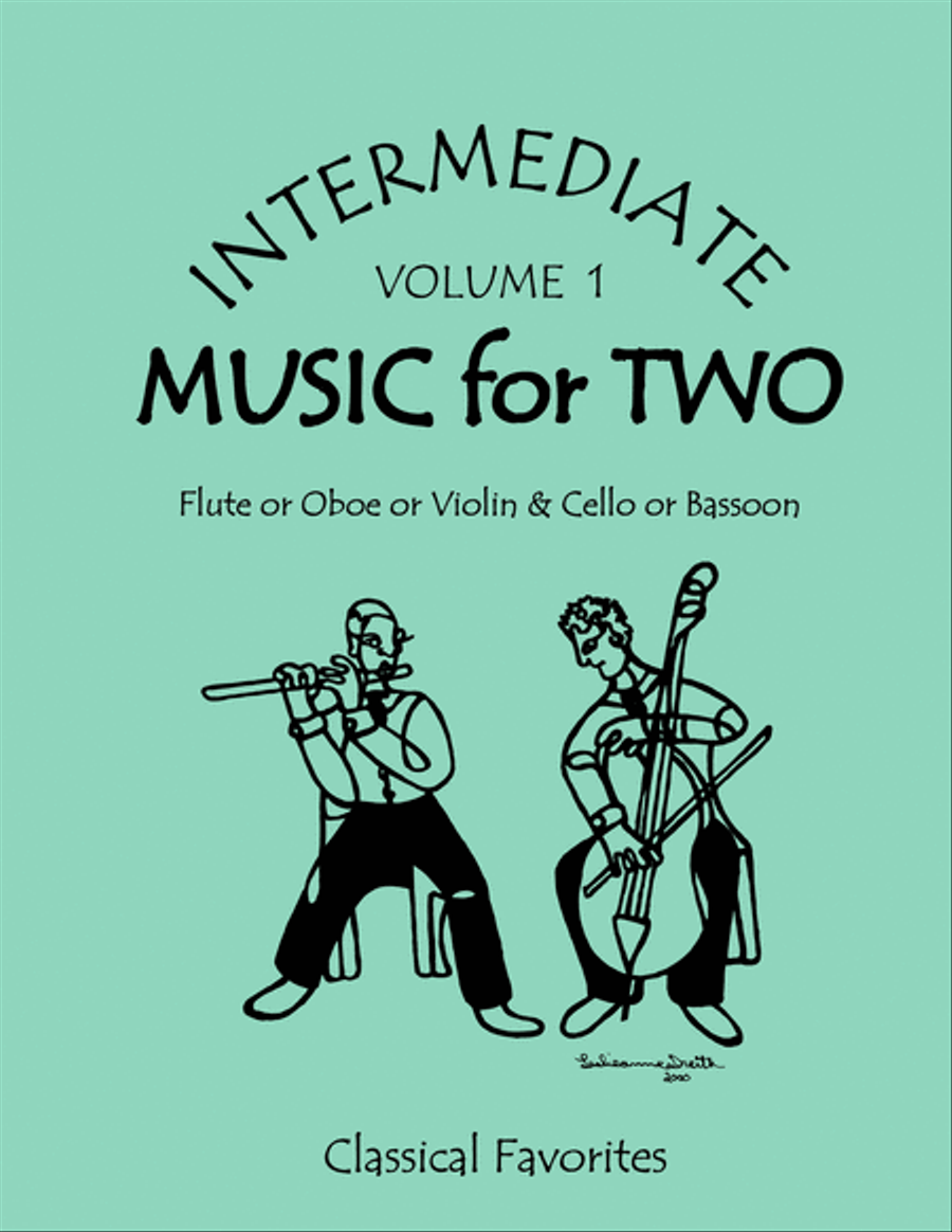 Intermediate Music for Two, Volume 1 Bassoon scores gallery preview page 1