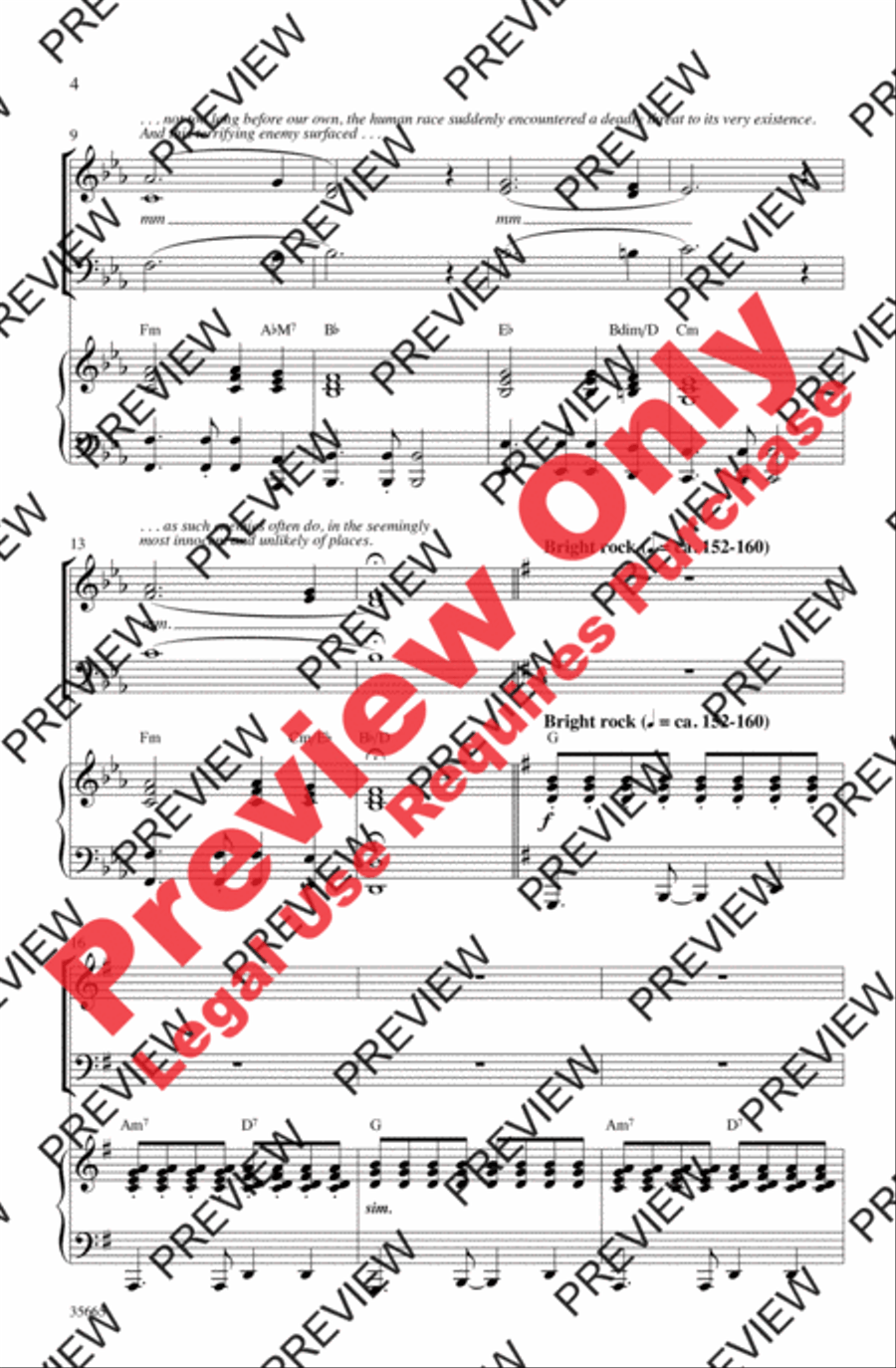 Little Shop of Horrors 3-Part scores gallery preview page 3