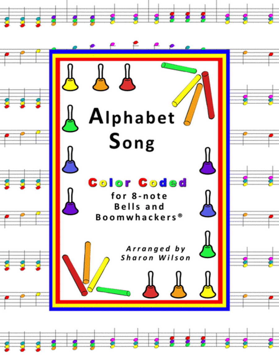 Alphabet Song for 8-note Bells and Boomwhackers® (with Color Coded Notes) image number null