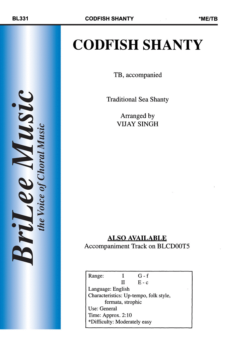 Codfish Shanty TB scores gallery preview page 1