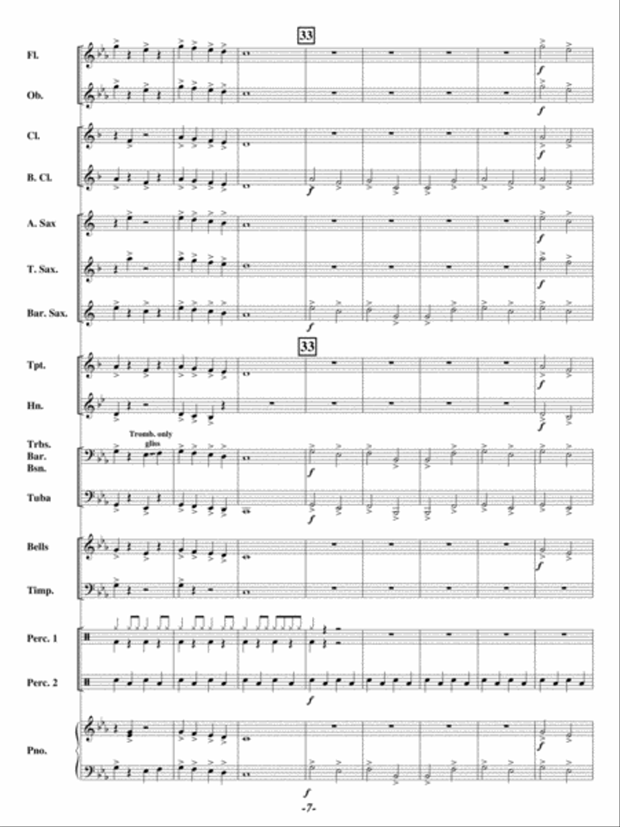 12 The Clock Strikes Concert Band scores gallery preview page 6