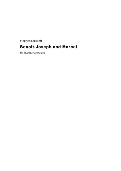 Benoît-Joseph and Marcel