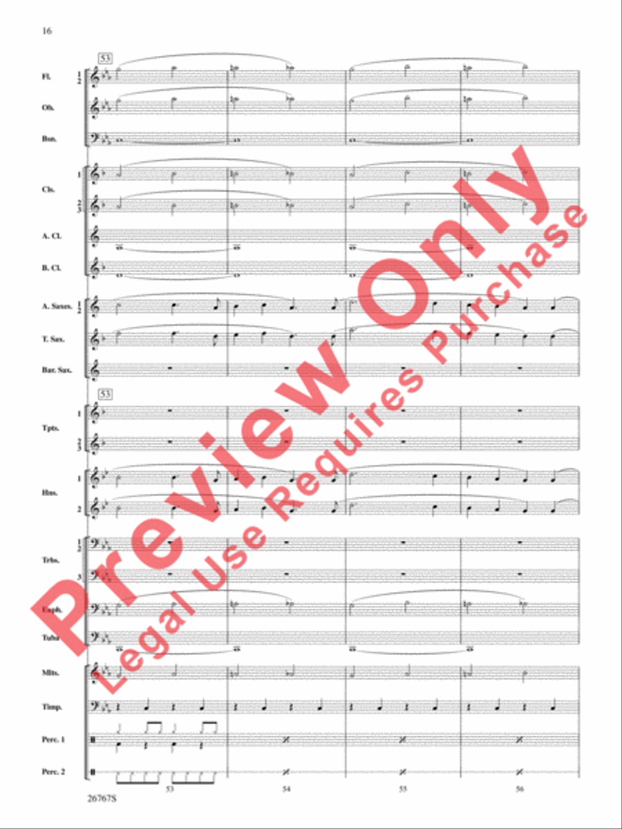 Variations on Ding Dong the Witch Is Dead (from The Wizard of Oz) Concert Band scores gallery preview page 17