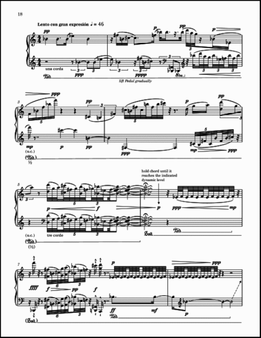 Piano Sonata No. 1 by Roberto Sierra Harpsichord Sheet Music