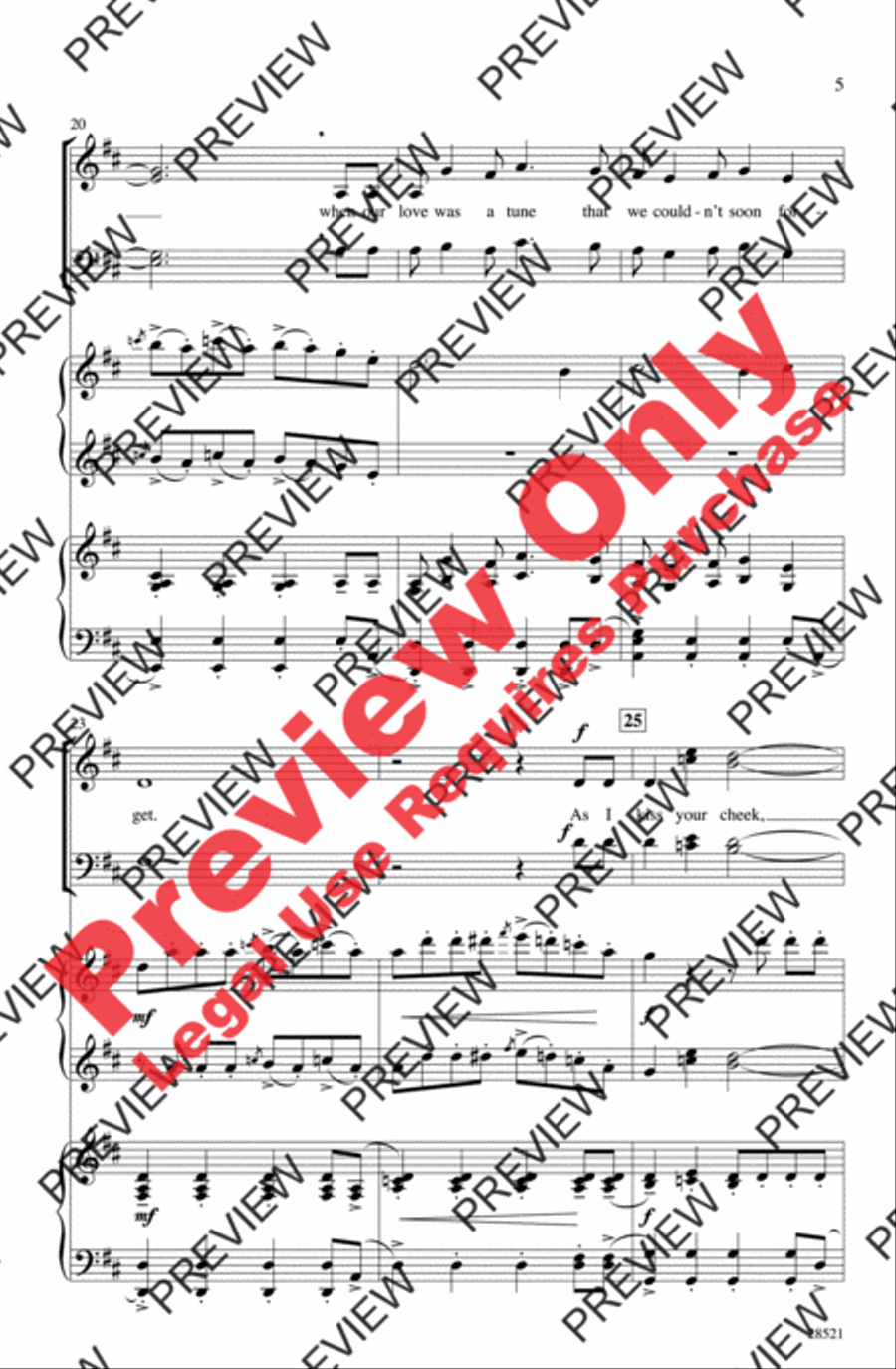 Blue Tango Blue Tango 4-Part scores gallery preview page 5