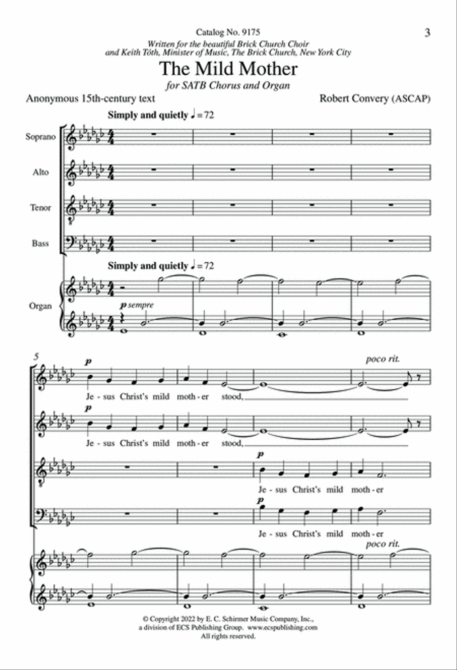 The Mild Mother 4-Part scores gallery preview page 3