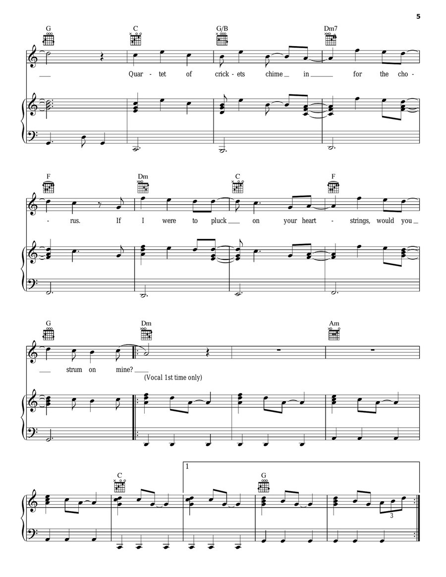 Plant Life Plant Life Piano, Vocal, Guitar scores gallery preview page 5