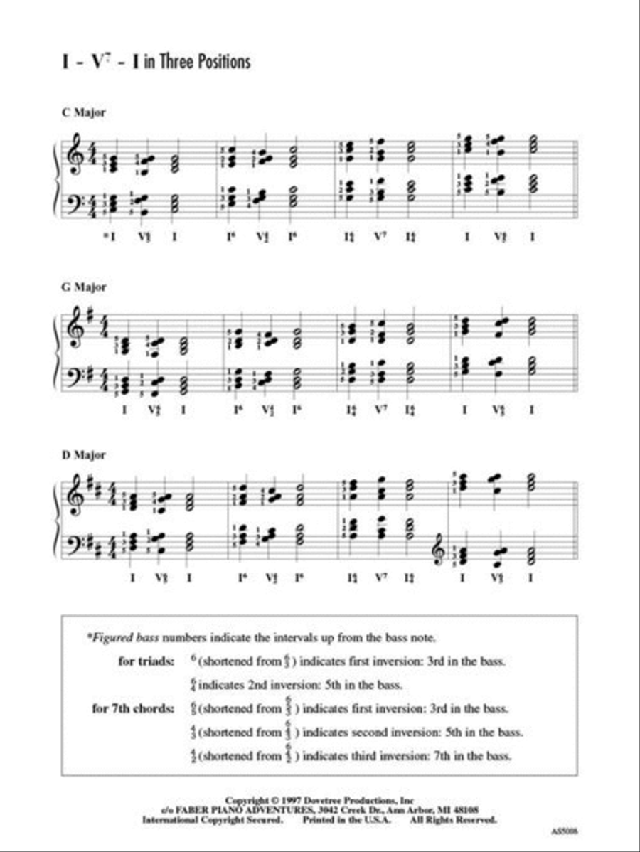 Achievement Skill Sheet No. 8: Cadence Booklet Piano Method scores gallery preview page 3