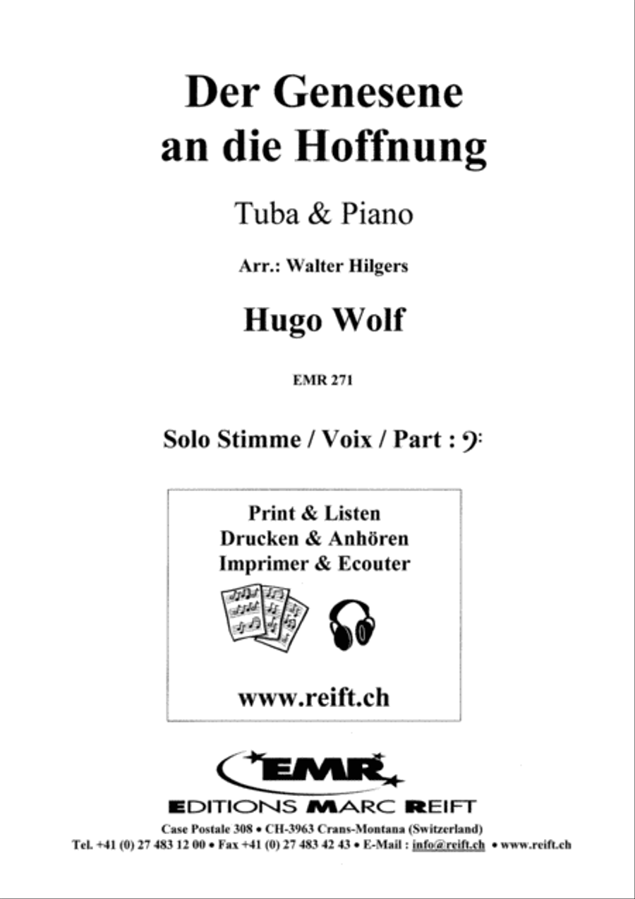 Der Genesene an die Hoffnung Tuba scores gallery preview page 2