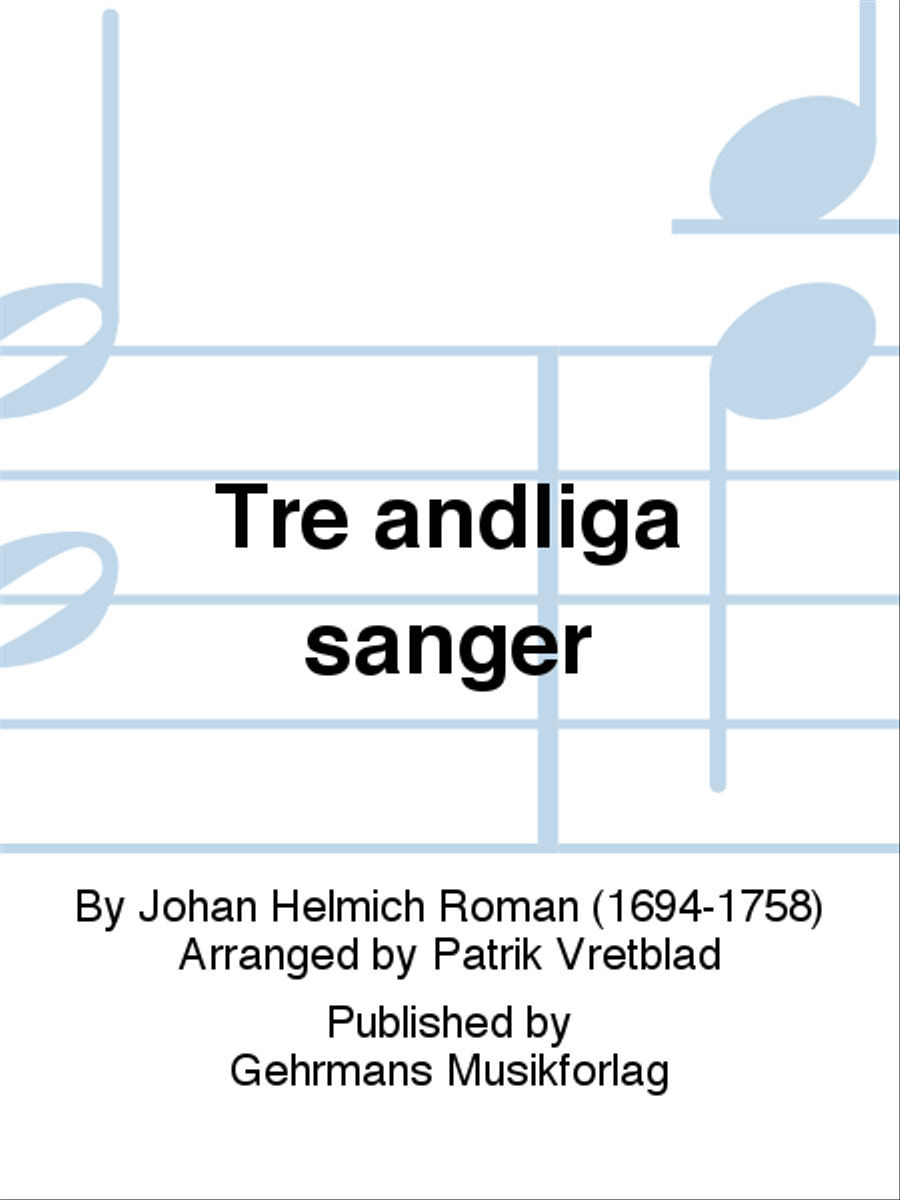 Tre andliga sanger Voice Solo scores gallery preview page 1