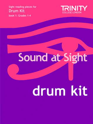 Book cover for Sound at Sight Drum Kit book 1: Grades 1-4
