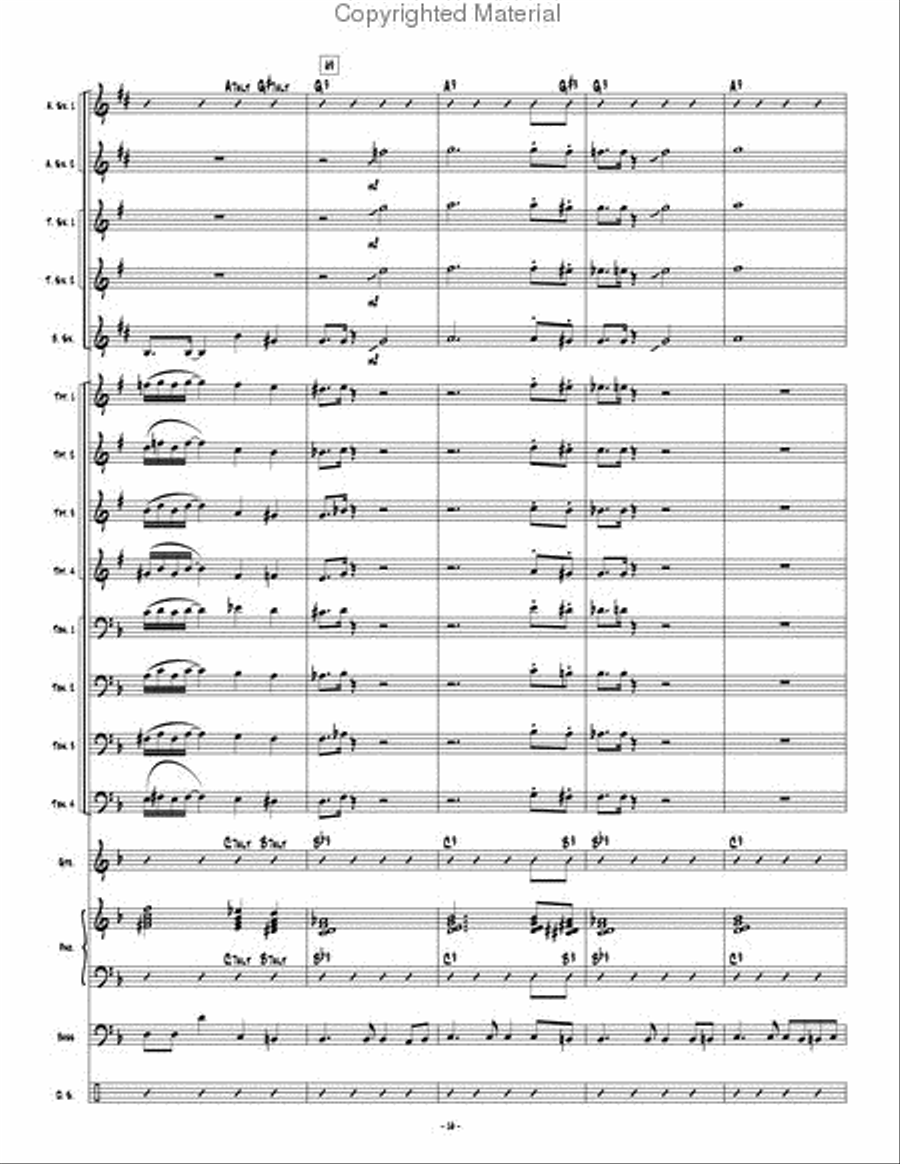 Psychopathic Cyber Freak Jazz Ensemble scores gallery preview page 17