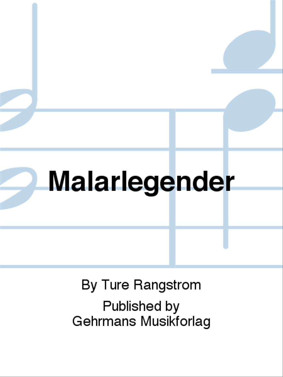 Malarlegender Piano Solo scores gallery preview page 1