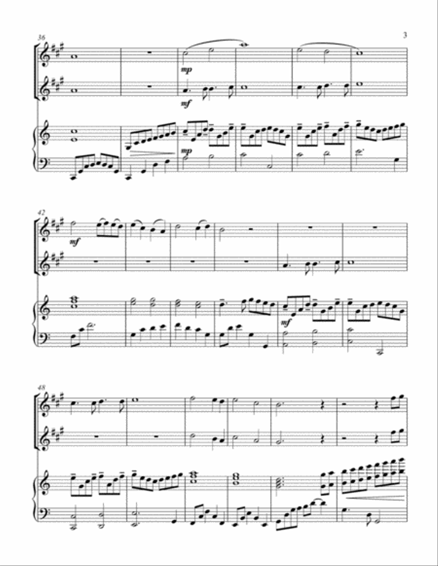 The Power Of The Cross (Oh To See The Dawn) Woodwind Duet scores gallery preview page 4