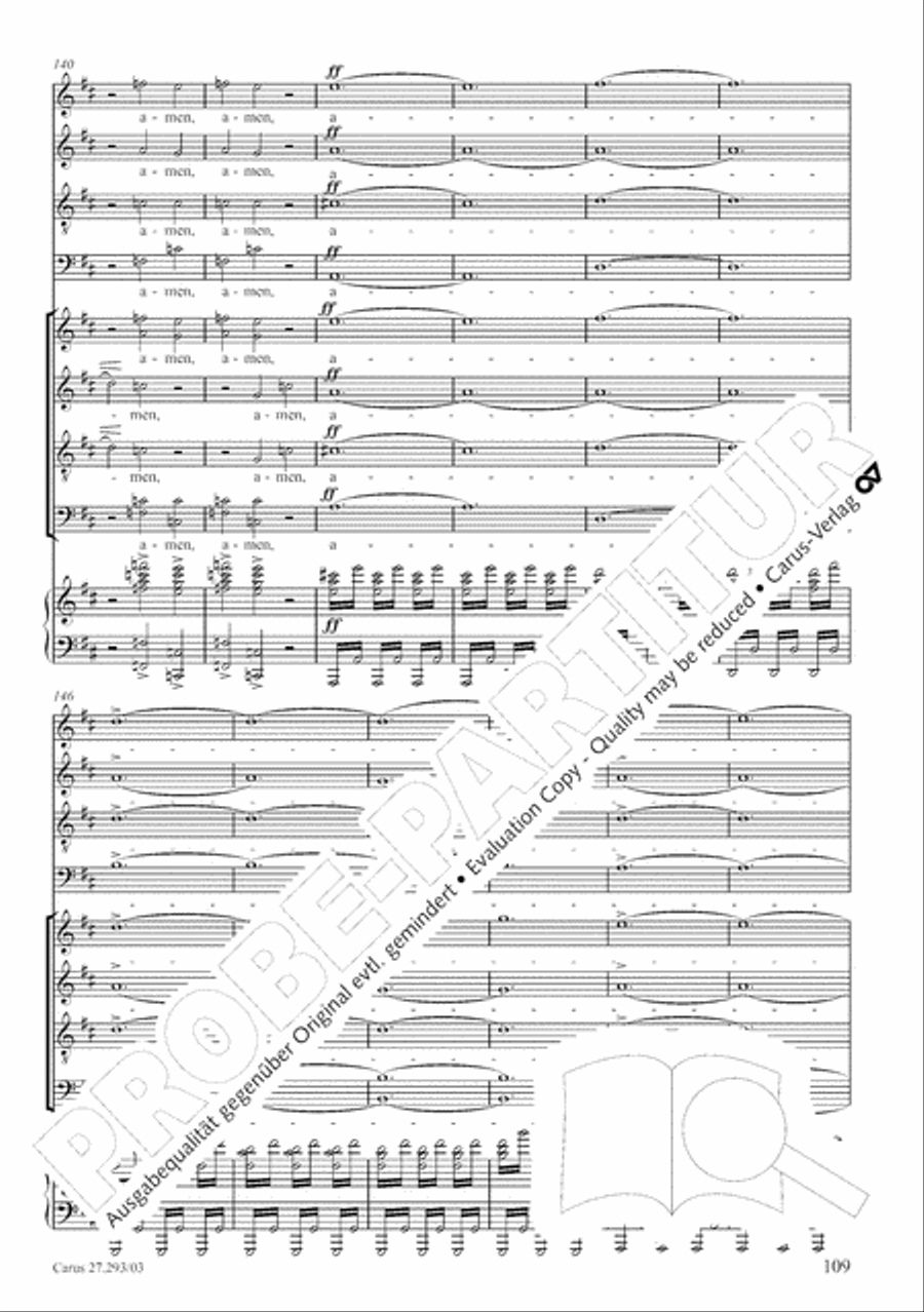 Stabat mater 4-Part scores gallery preview page 116