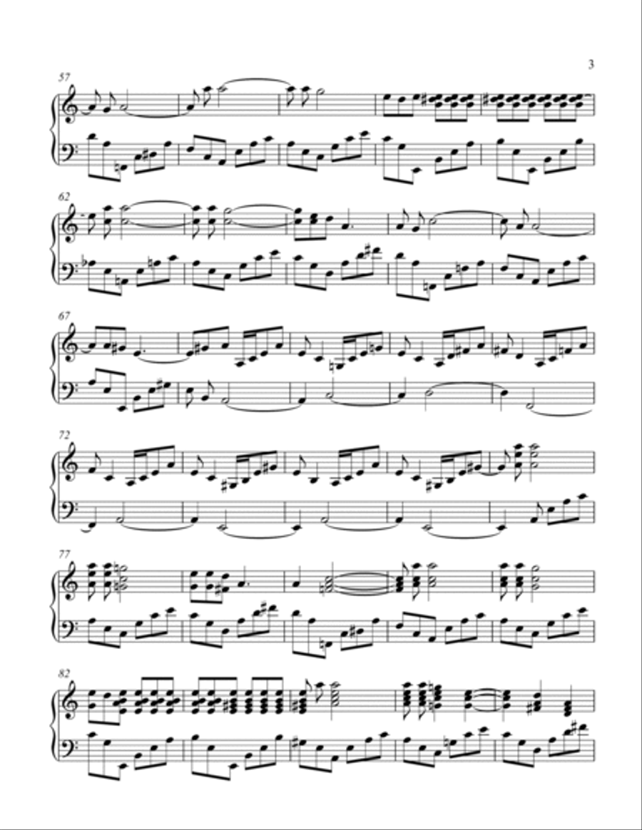 The House Of The Rising Sun Piano Solo scores gallery preview page 3