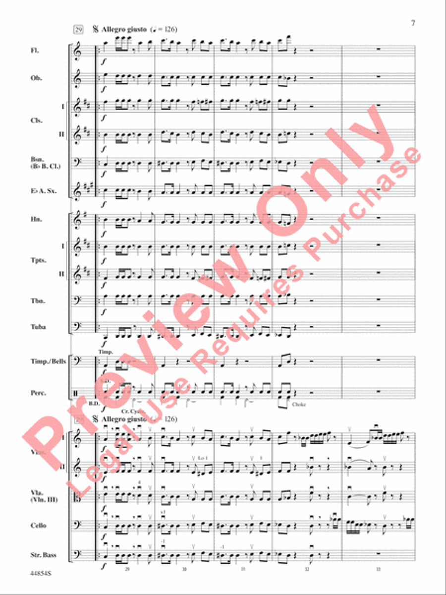 Romeo and Juliet Overture Full Orchestra scores gallery preview page 8