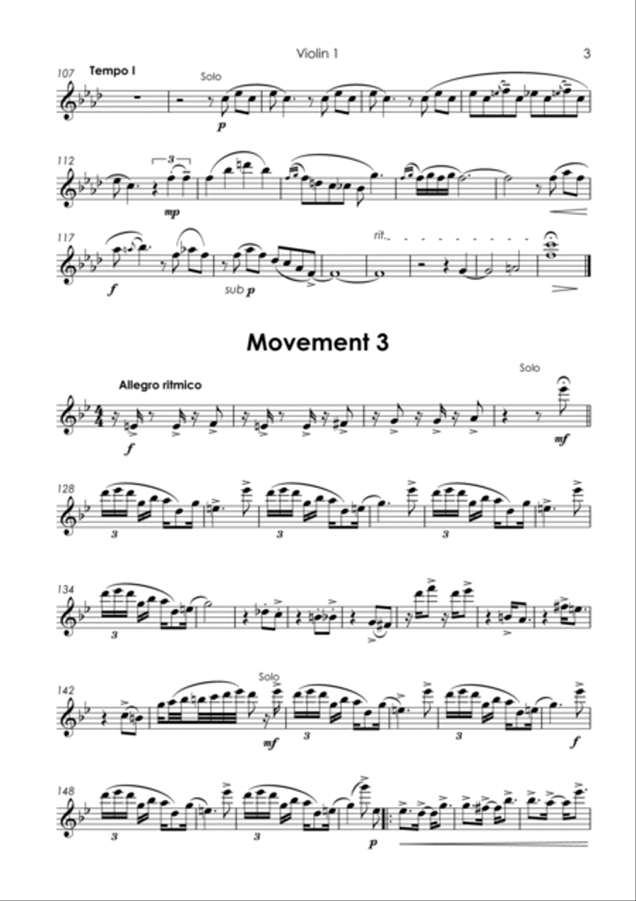 Gershwin's Three Piano Preludes - string quartet String Quartet scores gallery preview page 5