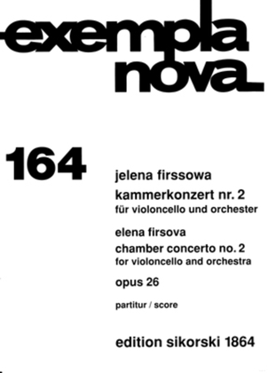 Kammerkonzert 2 For Cello & Orch Full Score Firssowa