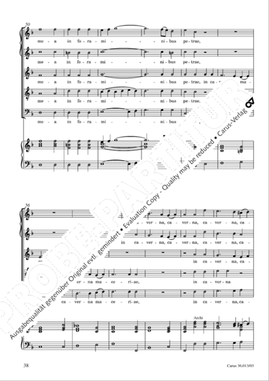 Membra Jesu nostri SSATB scores gallery preview page 39