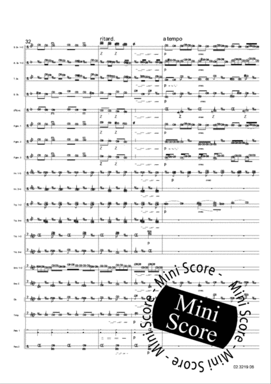 Slavonic Dance no. 13 Fanfare Band scores gallery preview page 12