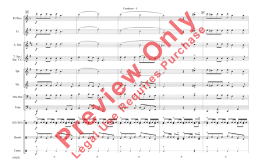Rawhide Marching Band scores gallery preview page 6