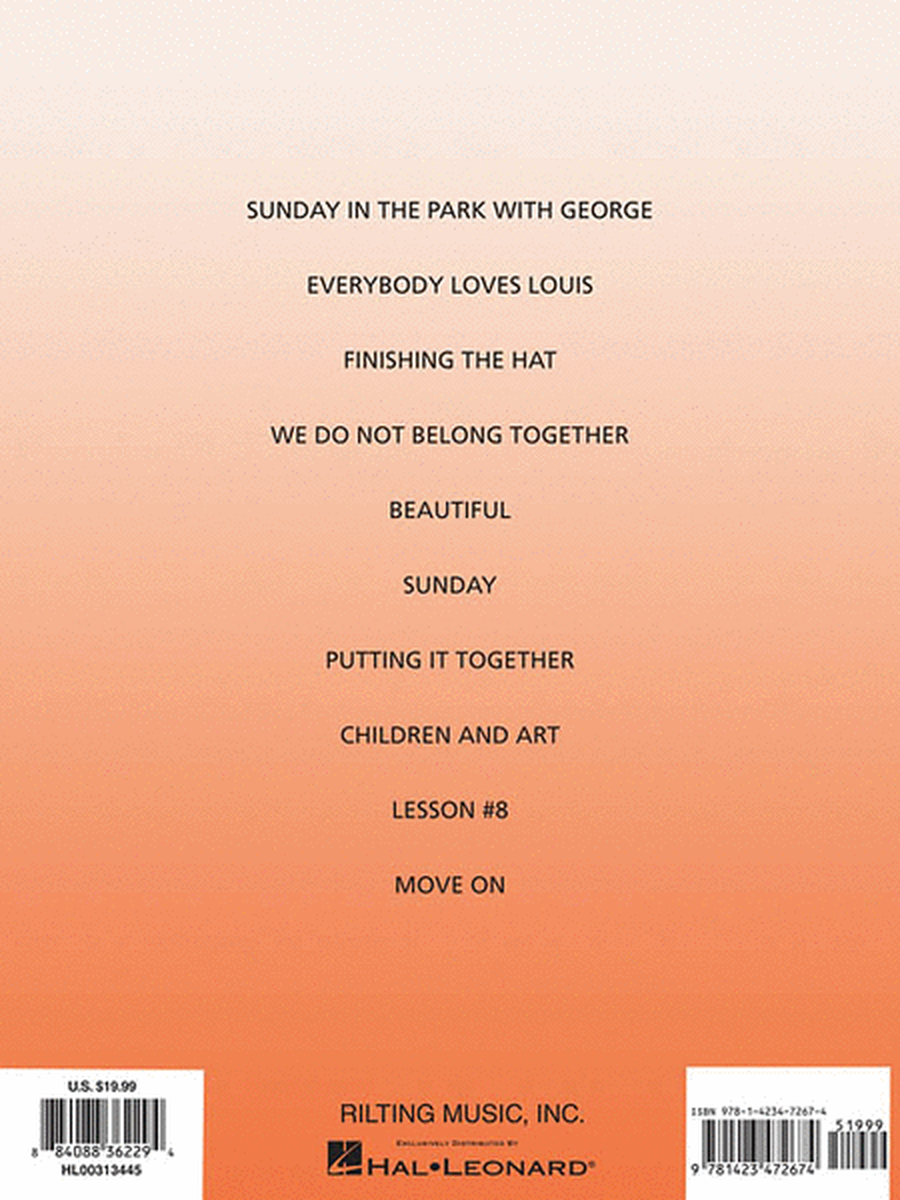 Sunday in the Park with George – Revised Edition