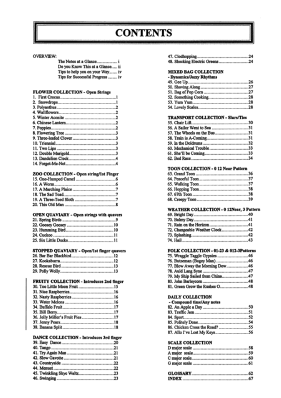 Fruity Collection Pupil Book Collections for Violin Volume 3 Violin Solo scores gallery preview page 4