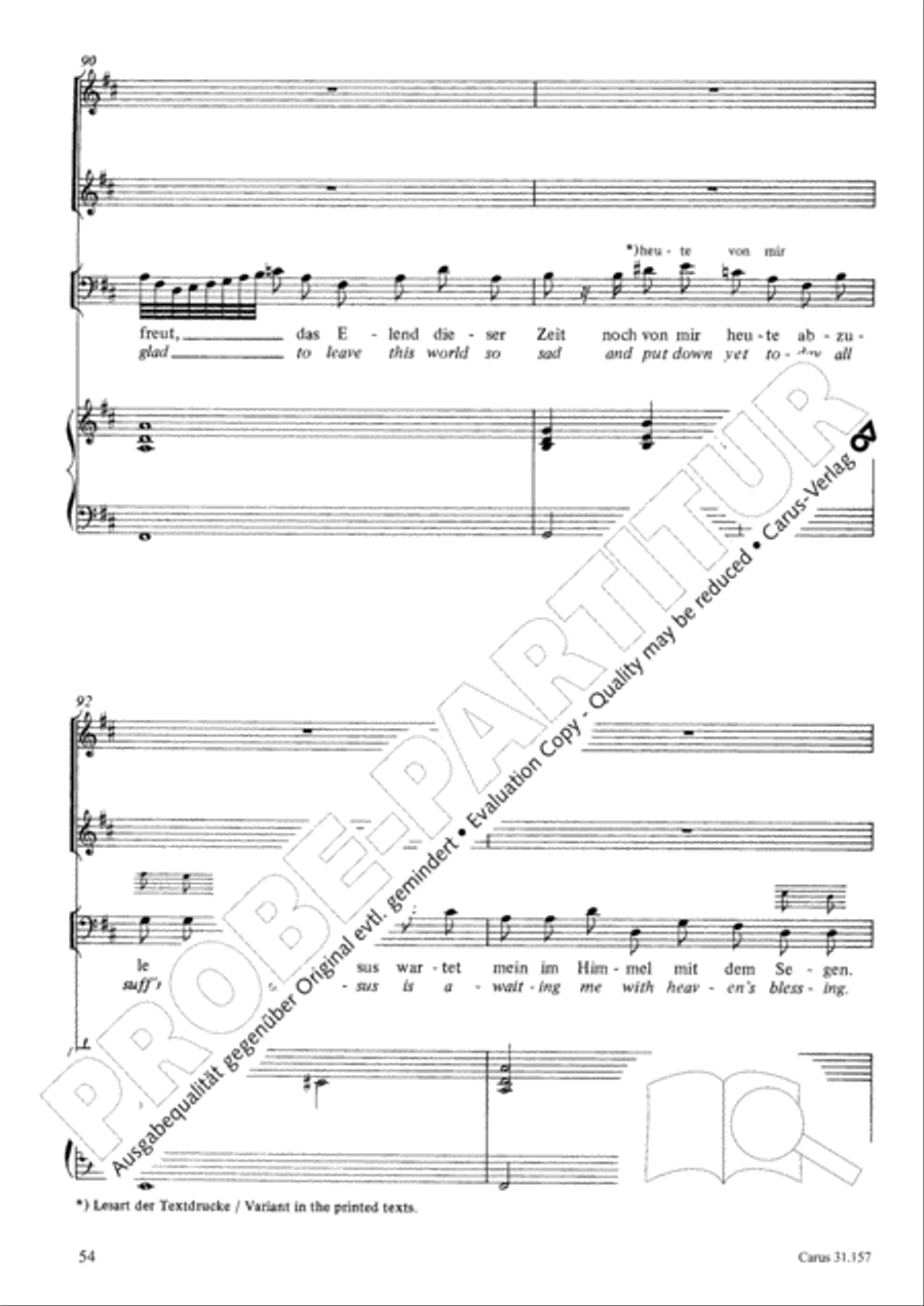 Lord, do not depart until I am blessed (Ich lasse dich nicht, du segnest mich denn) TB scores gallery preview page 55