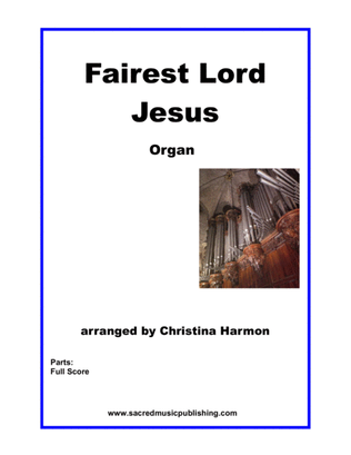 Book cover for Fairest Lord Jesus - Organ