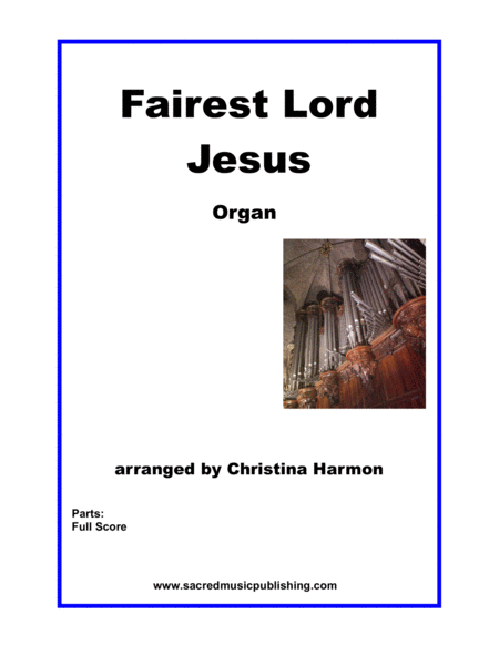 Fairest Lord Jesus - Organ image number null
