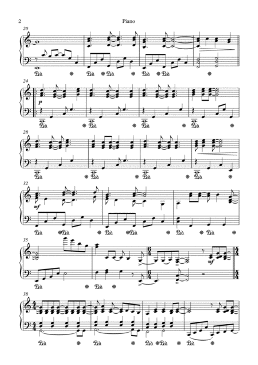 Time After Time Time After Time Piano Solo scores gallery preview page 2