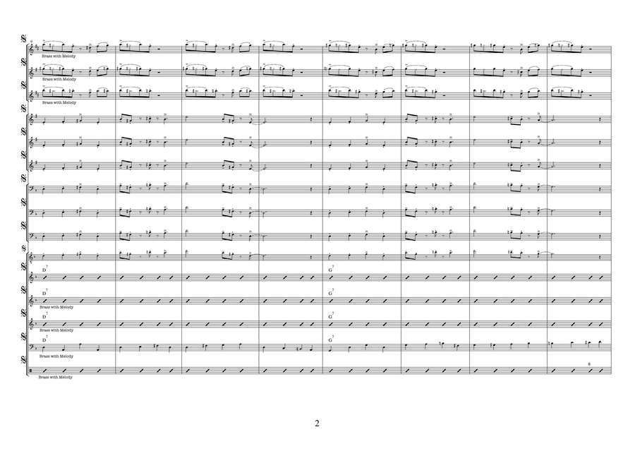 Sweet Georgia Brown Jazz Ensemble scores gallery preview page 2