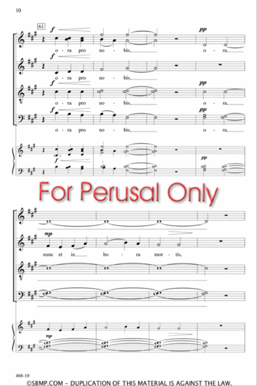 Ave Maria - SATB Octavo Ave Maria - SATB Octavo 4-Part scores gallery preview page 9