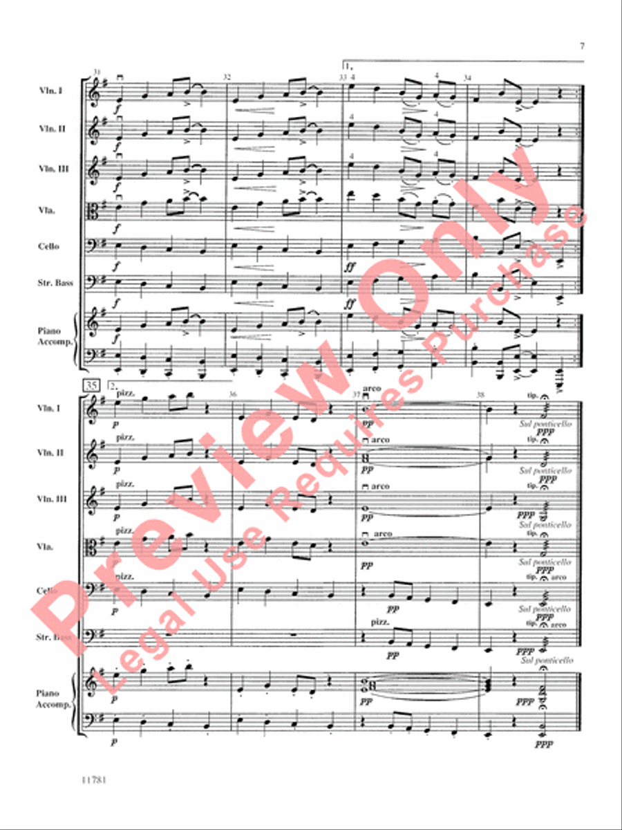 Stringtown Stroll String Orchestra scores gallery preview page 8