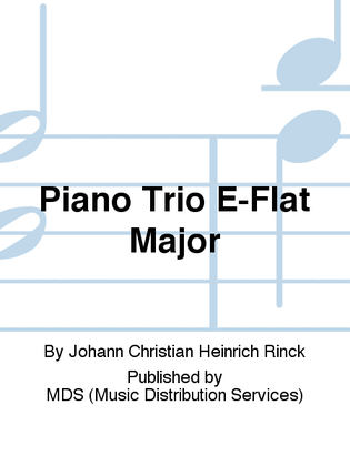 Book cover for Piano Trio E-flat Major