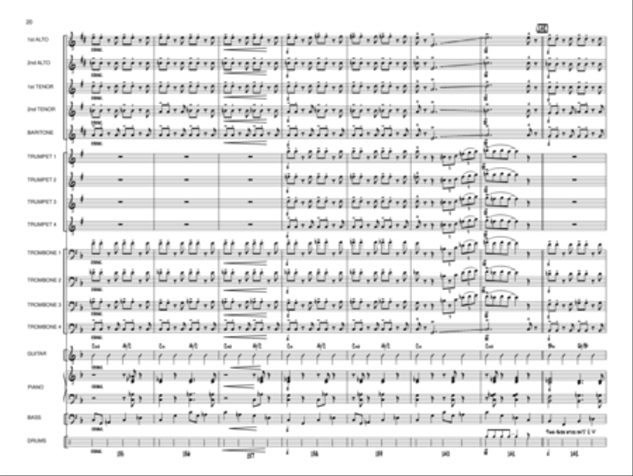 Pedal to the Metal Jazz Ensemble scores gallery preview page 19
