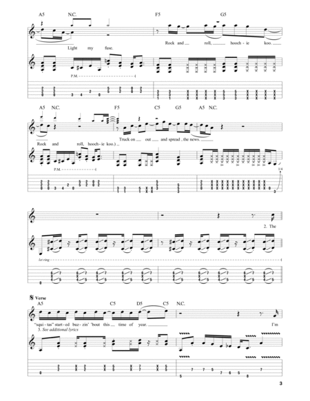 Rock And Roll Hoochie Koo by Rick Derringer - Guitar Chords/Lyrics - Guitar  Instructor