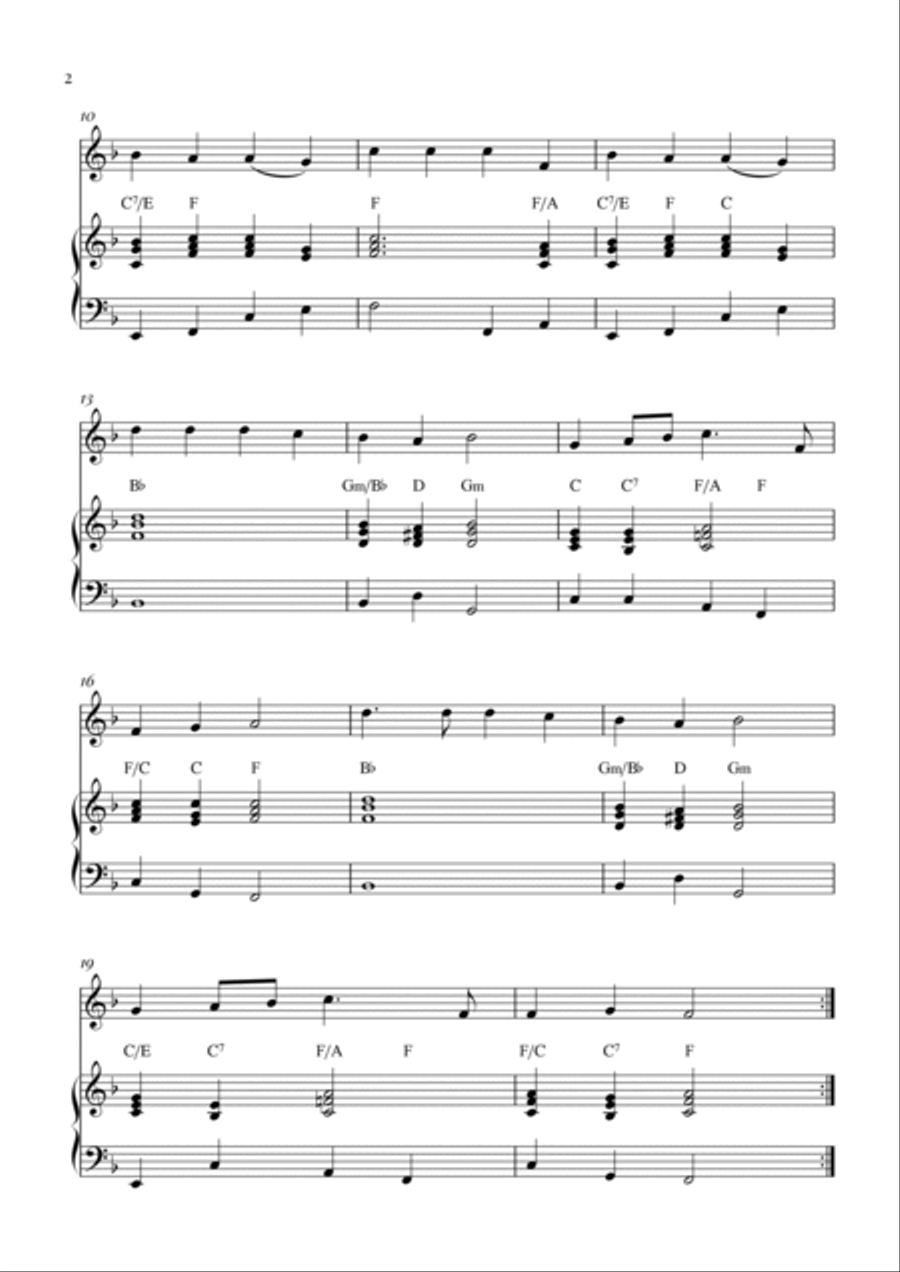 Hark! The Herald Angel Sings Flute Solo scores gallery preview page 2