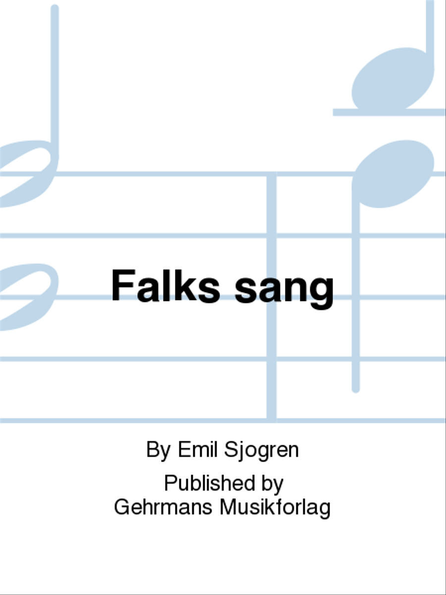 Falks sang Voice scores gallery preview page 1