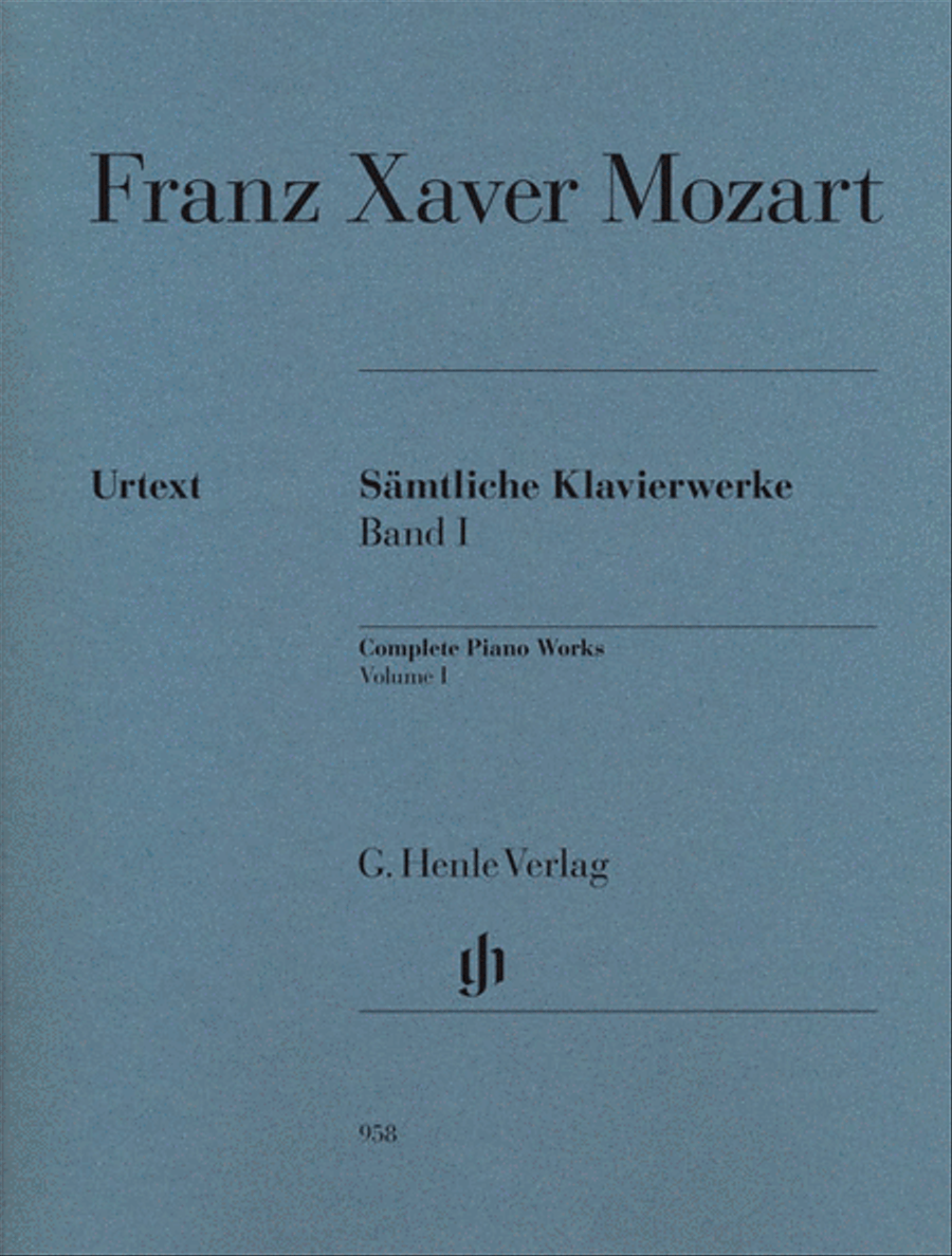 Complete Piano Works – Volume I Piano Solo scores gallery preview page 1