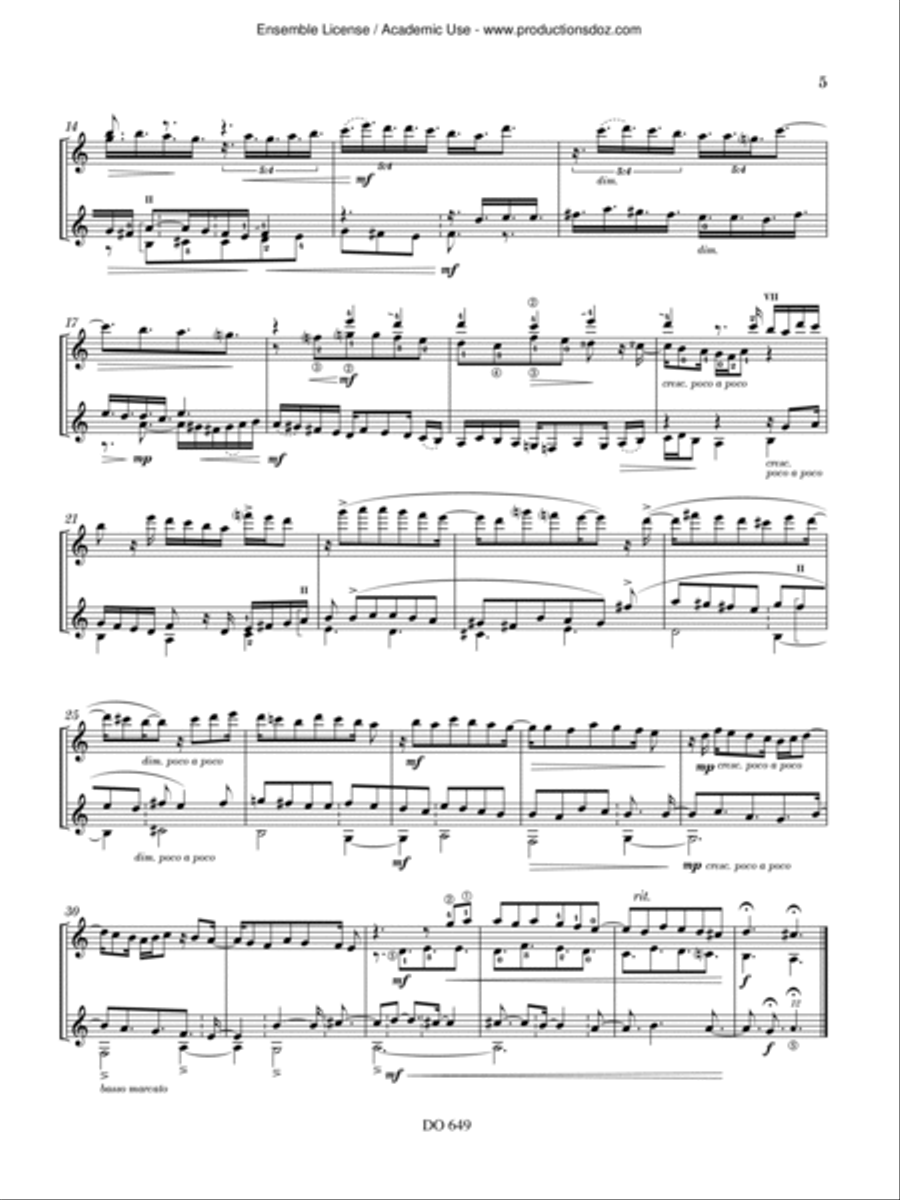Nuovi Ricercari Nuovi Ricercari Classical Guitar scores gallery preview page 5